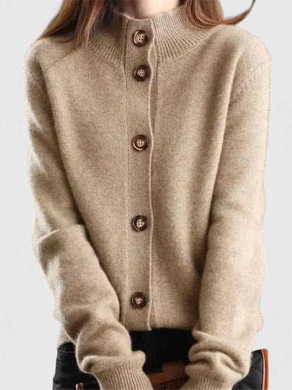 Cardigan en maille classique à boutons