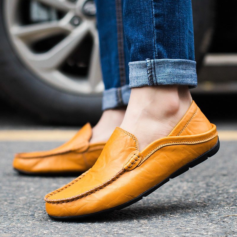 Mocassins en cuir classique pour hommes et femmes