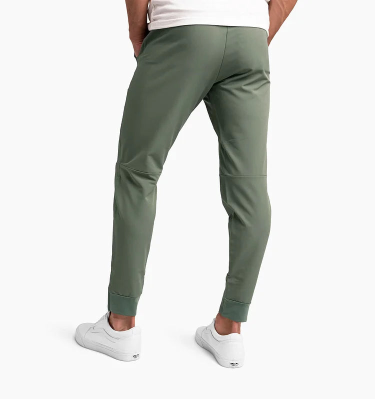 Pantalon ajusté extensible durable et premium hommes