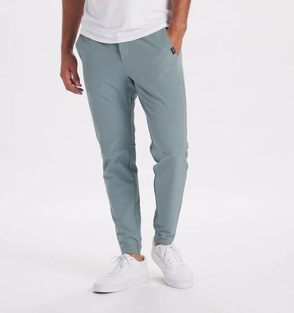 Pantalon ajusté extensible durable et premium hommes