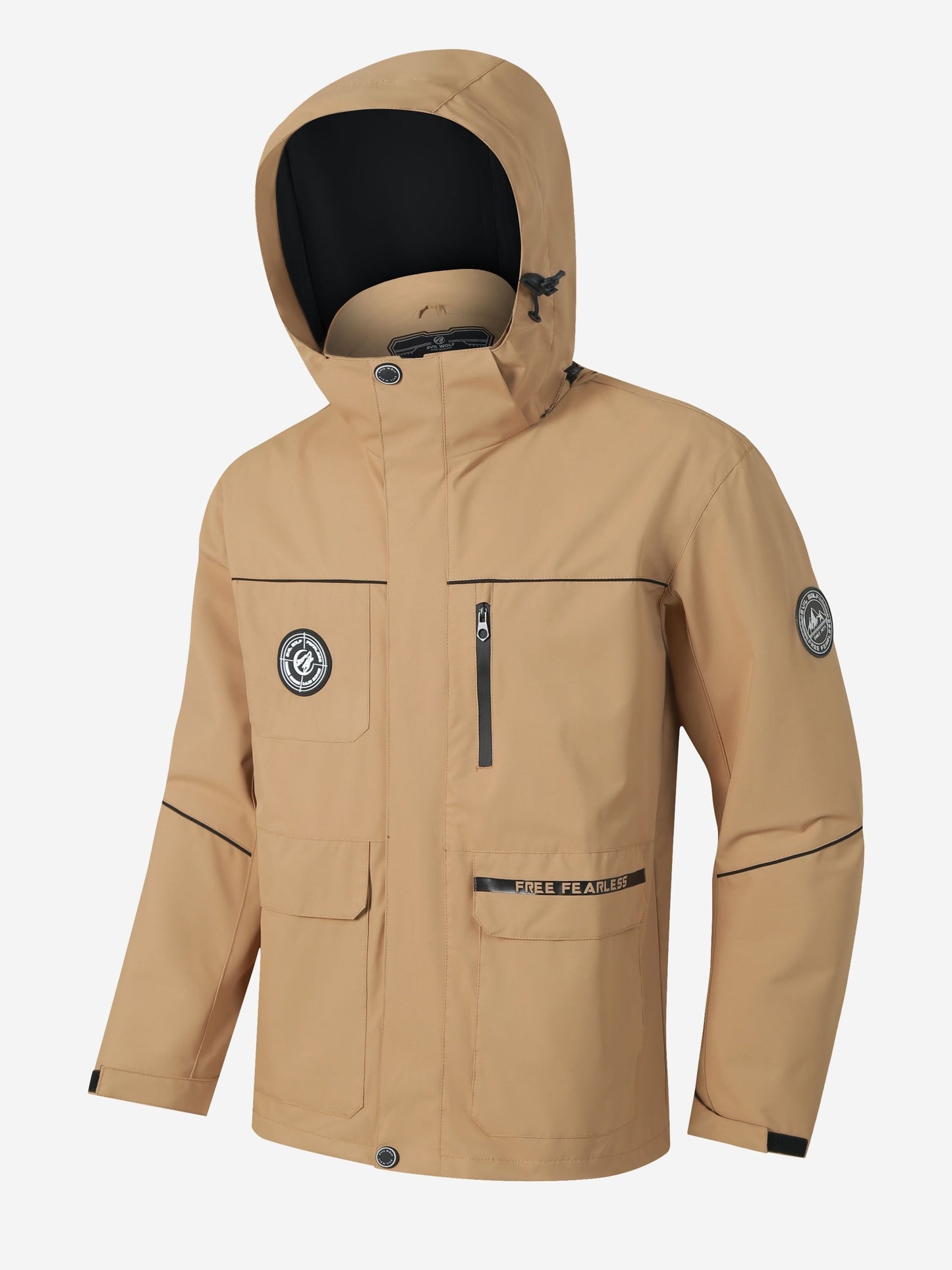 Veste Coupe Vent Imperméable Isolée Durable Hommes