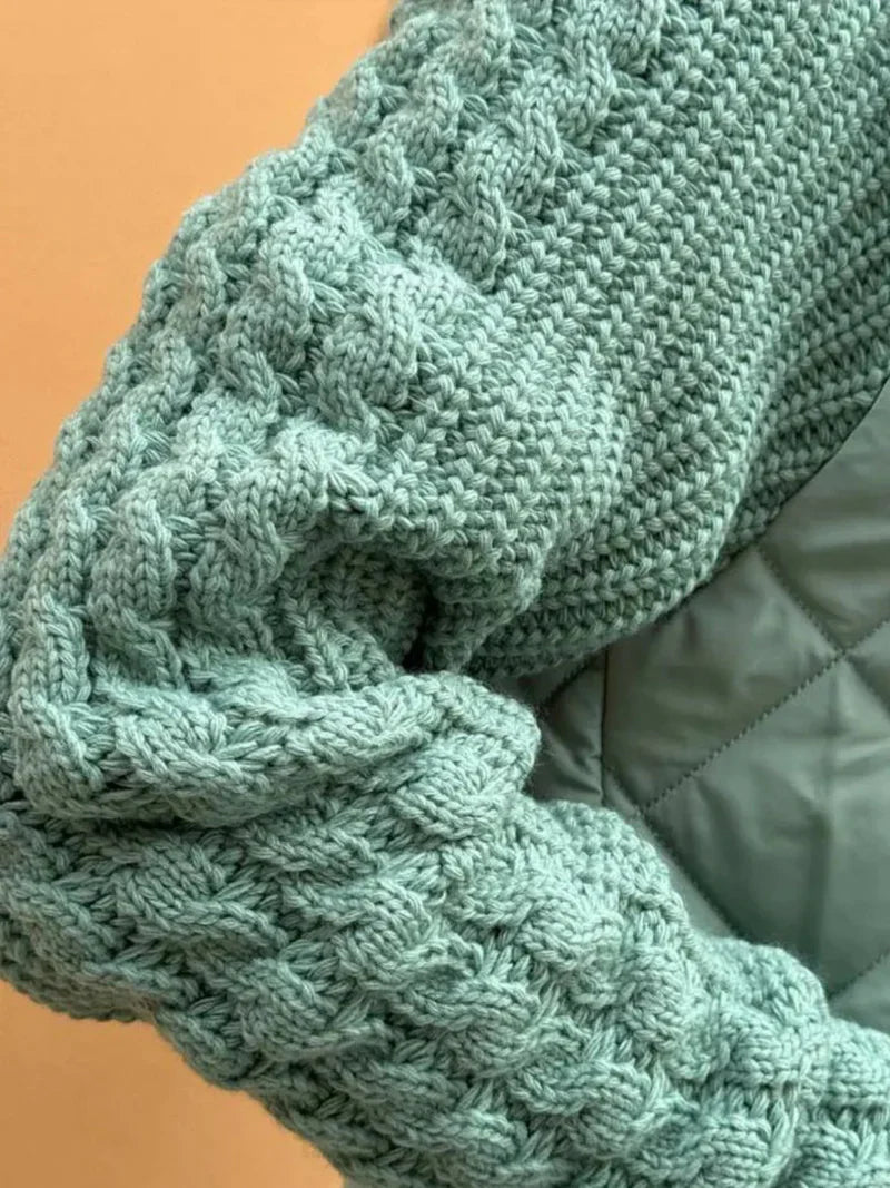 Cardigan en maille confortable d'automne