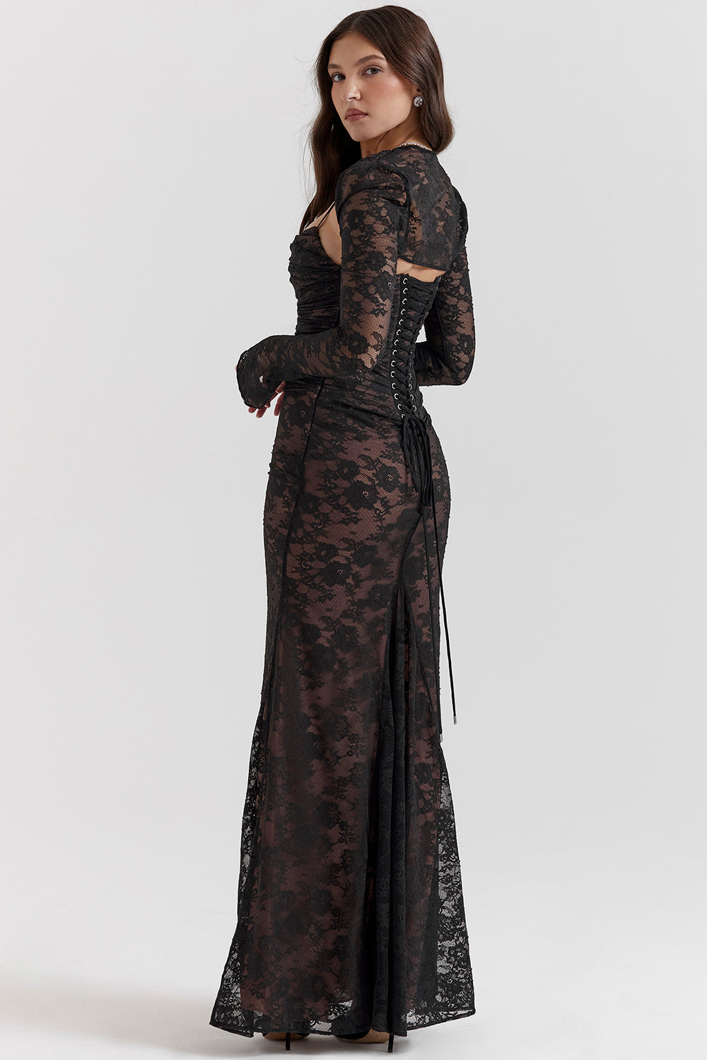 Robe longue stylée et fluide pour femmes