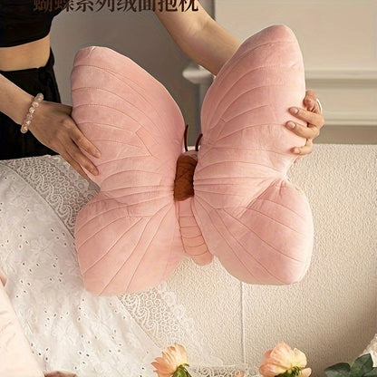 1pc Coussin décoratif moderne en forme de papillon brodé