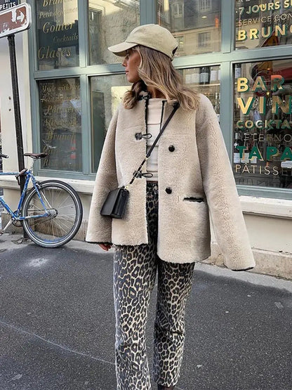 Manteau long douillet et moelleux pour un style hivernal chic