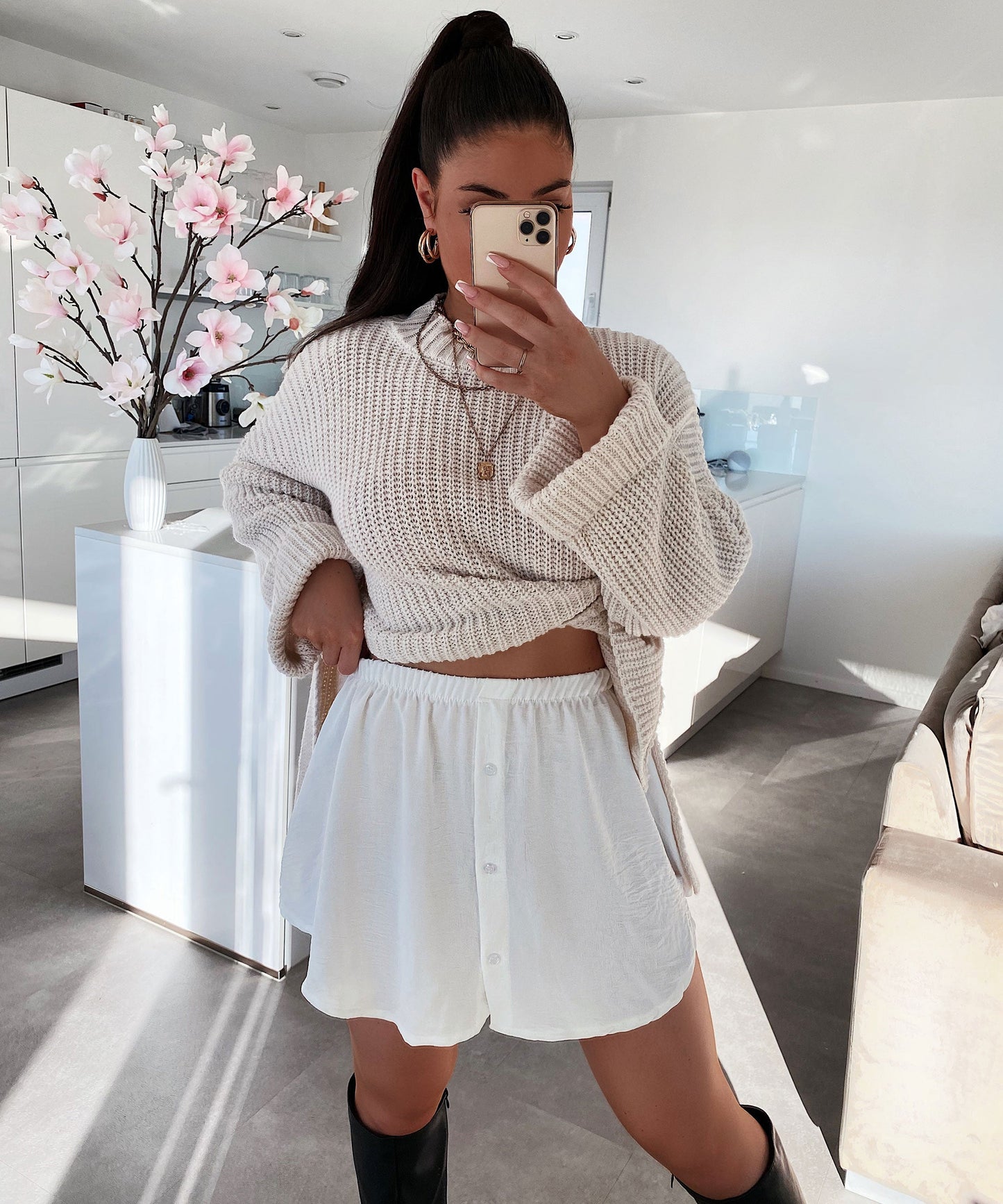 Jupe Blanche Élégante