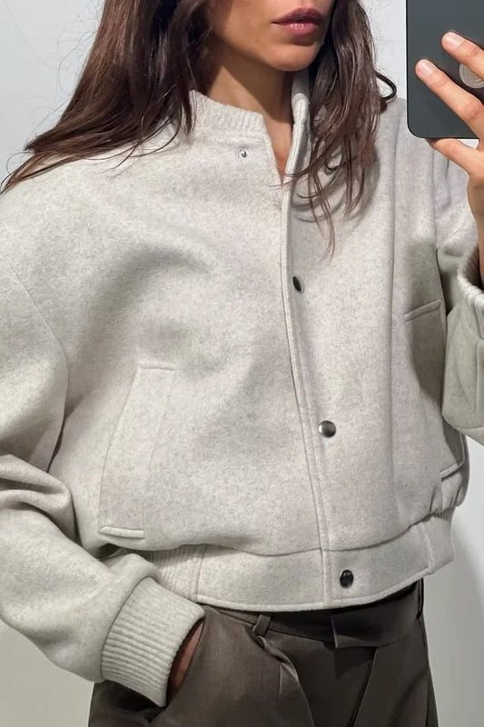 Veste aviateur de rue d'automne pour femmes