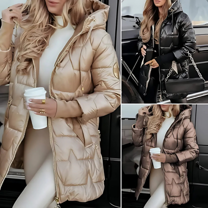 Veste matelassée à capuche confortable pour un style sans effort