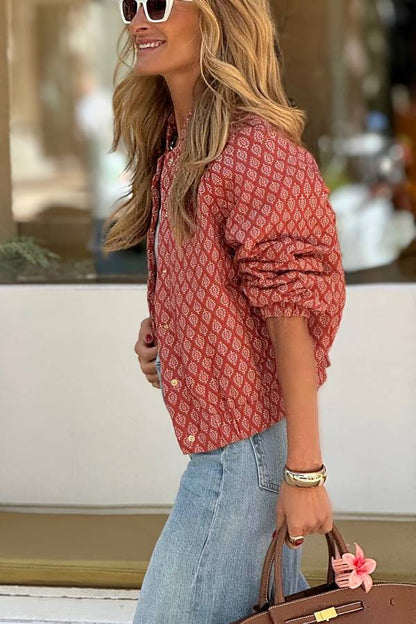 Veste légère imprimée pour un style décontracté au quotidien