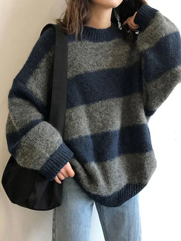 Pull en maille oversize élégant et confortable pour femmes