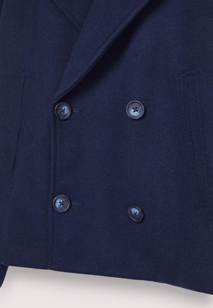 Manteau court classique intemporel pour femmes