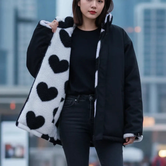 Veste d'hiver élégante pour femmes, style confortable et chic