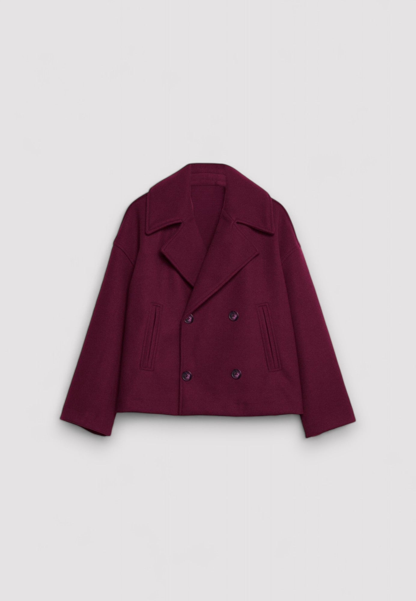 Manteau court classique intemporel pour femmes