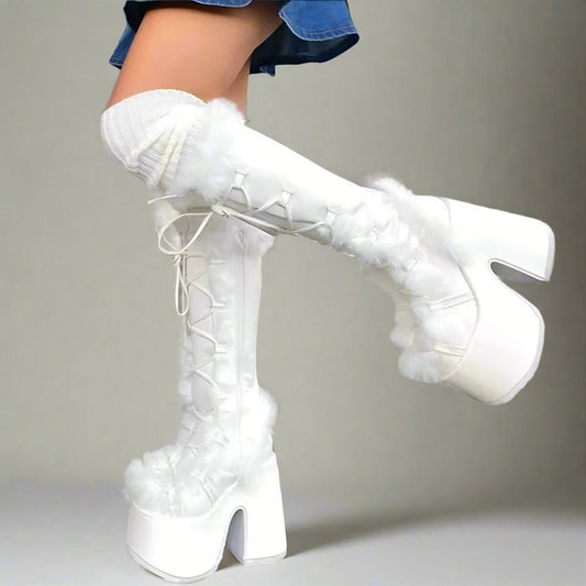 Bottes à plateforme épaisses et confortables pour un style hivernal