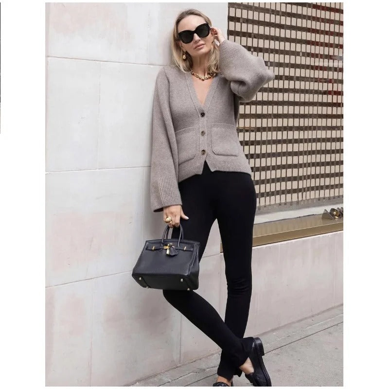 Veste en tricot classique et confortable pour femmes