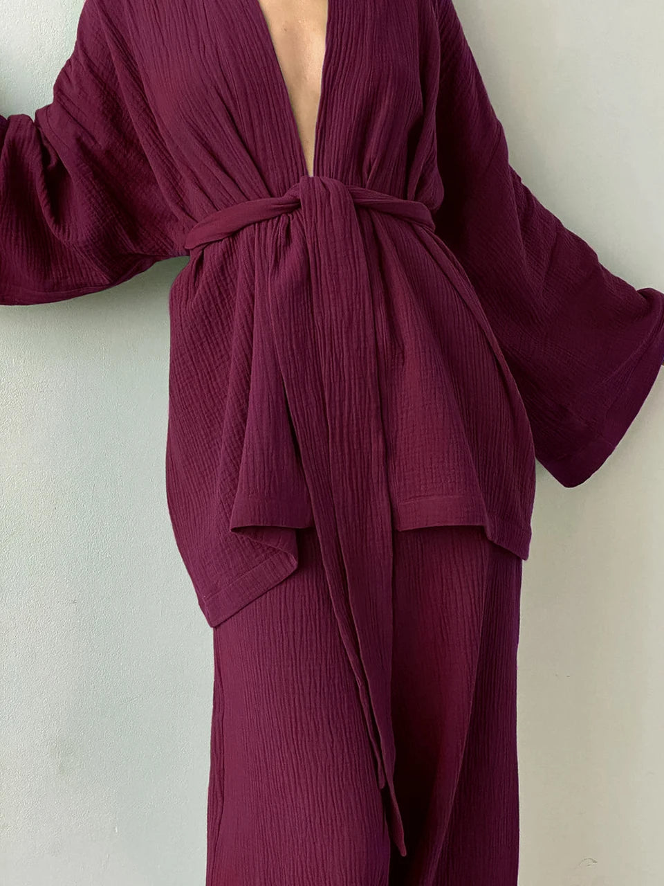 Ensemble Élégant Confort Kimono pour Femme