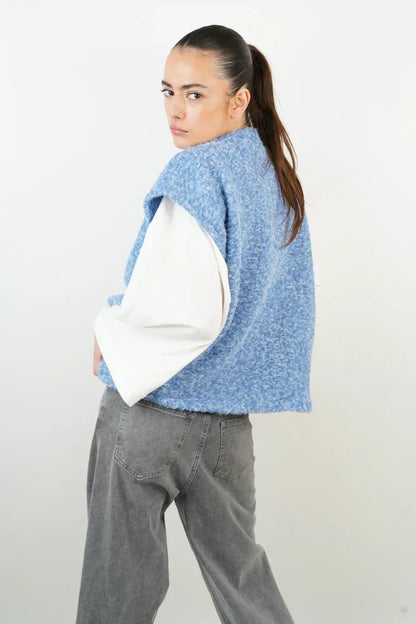 Veste Utility sans Manches avec Multiples Poches