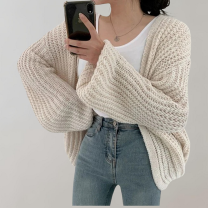 Cardigan Tricot Épais et Confortable pour Femmes