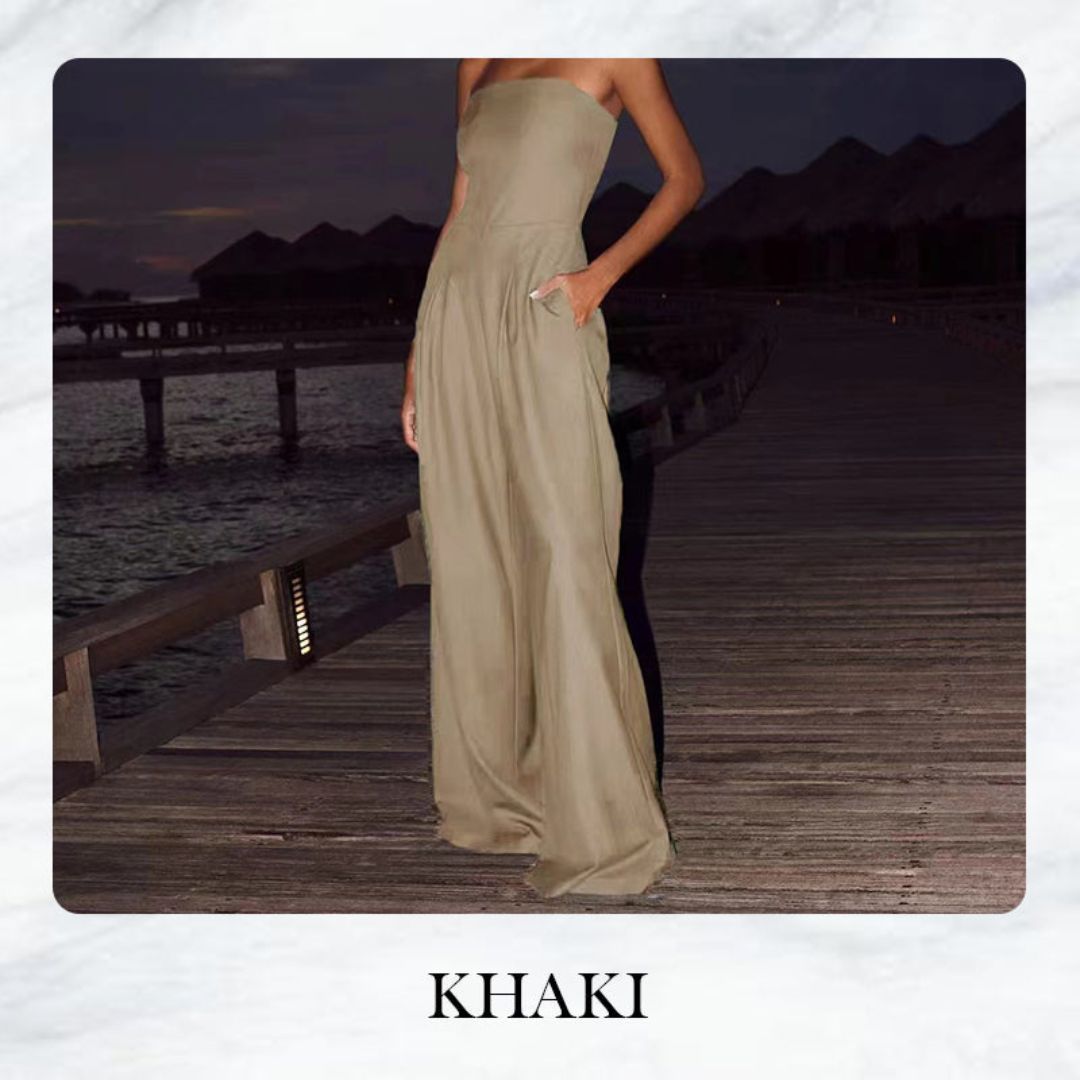 Combinaison décontractée sans manches pour un style quotidien facile