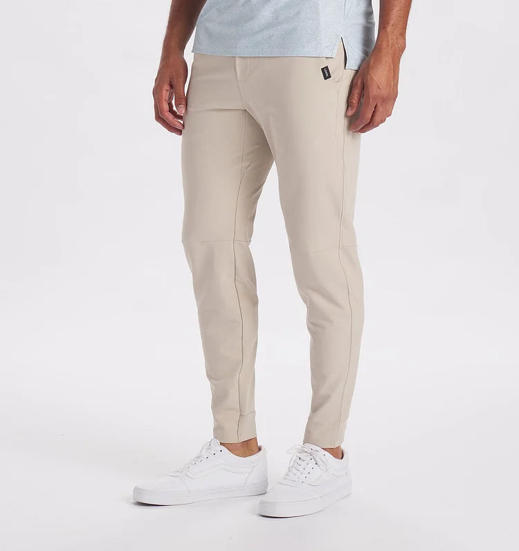 Pantalon ajusté extensible durable et premium hommes