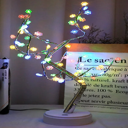 Lumière Décorative LED Fleur de Prunier Radieuse