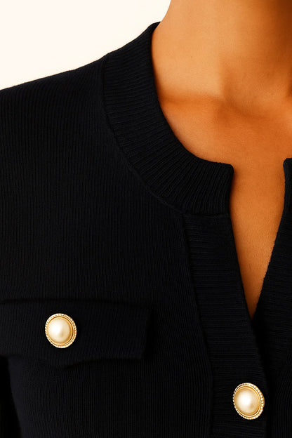 Cardigan moderne et confortable à manches longues