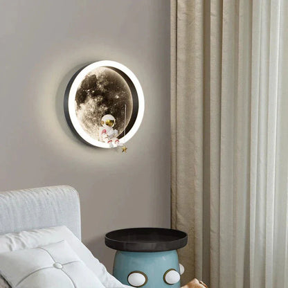 Luminaire Murale LED Céleste en Forme de Lune