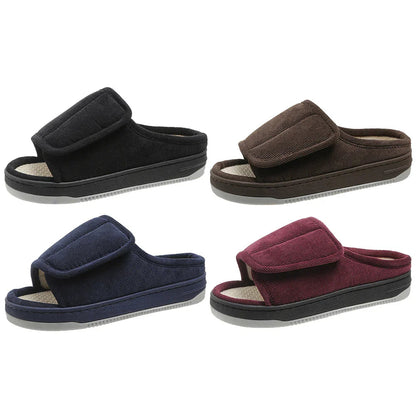 Chaussons confortables en mousse à mémoire de forme pour soulagement de la douleur et confort toute la journée