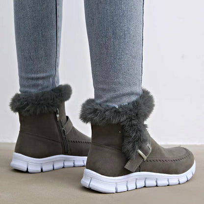 Bottes de neige isolantes d'hiver confortables
