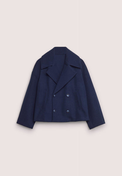 Manteau court classique intemporel pour femmes