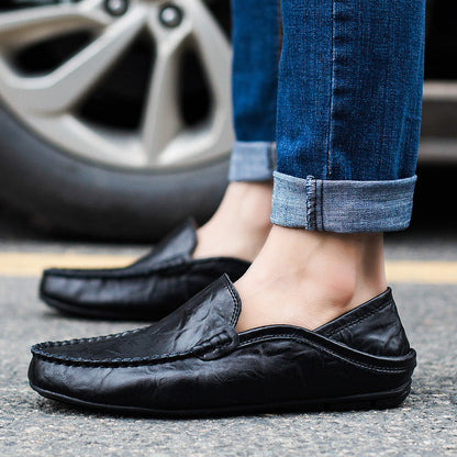 Mocassins en cuir classique pour hommes et femmes