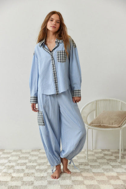 Ensemble De Pyjama Doux Et Chaud Pour Femmes