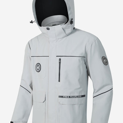 Veste Coupe Vent Imperméable Isolée Durable Hommes