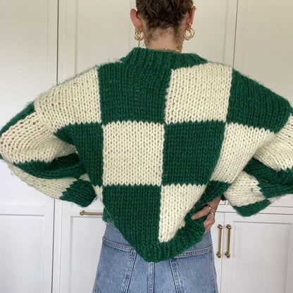 Pull court en flanelle douillet