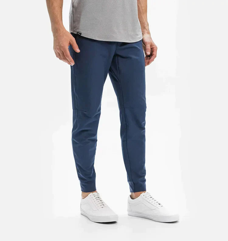 Pantalon ajusté extensible durable et premium hommes