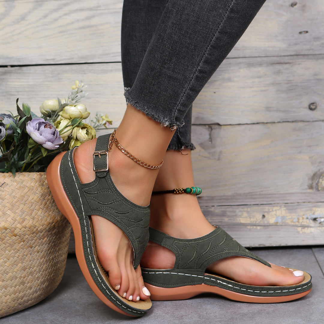 Sandales orthopédiques confortables pour un maintien tout au long de la journée