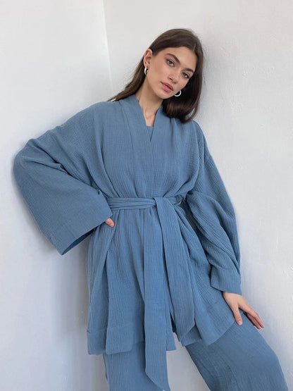 Ensemble Élégant Confort Kimono pour Femme