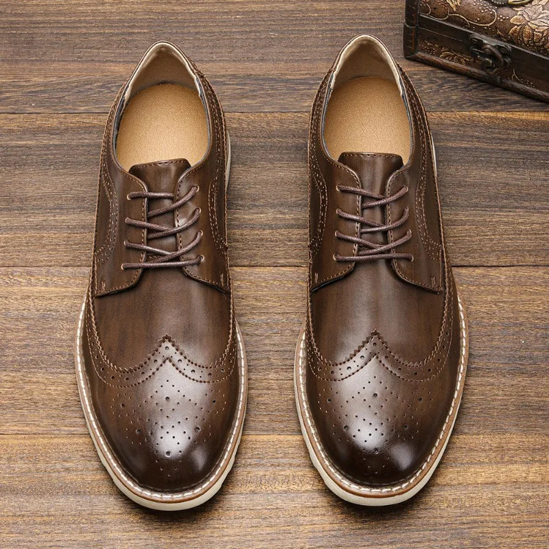 Chaussures habillées en cuir classiques pour hommes