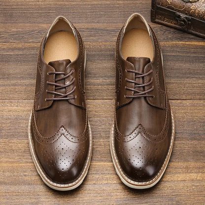 Chaussures habillées en cuir classiques pour hommes