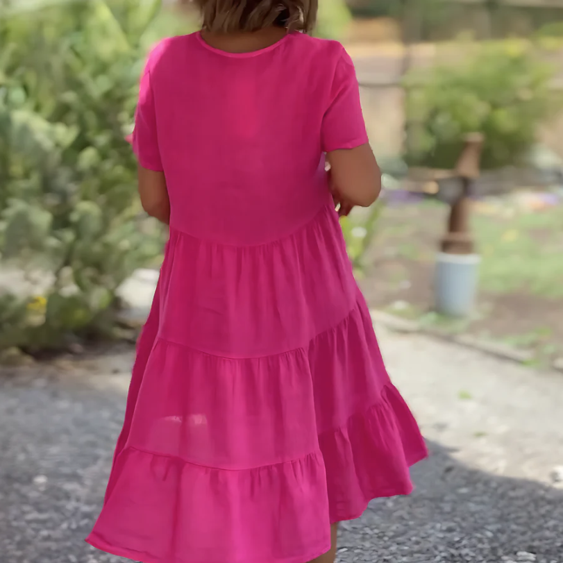 Robe ample pour femmes coupe trapèze confortable pour un usage quotidien