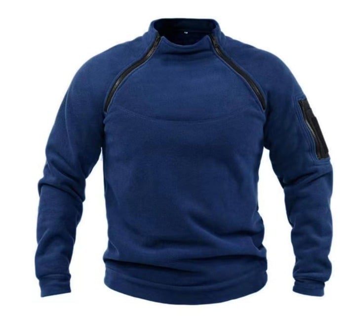 Pull Ajusté à Col Haut Moderne pour Hommes