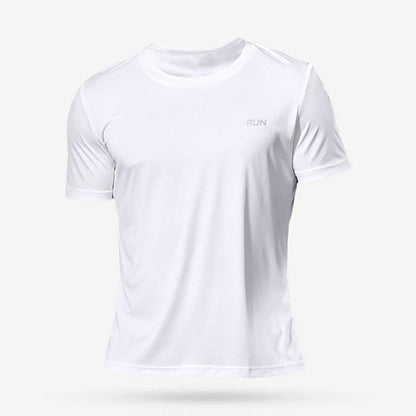 T-shirt de Sport à Imprimé Lettre Bleue Hommes