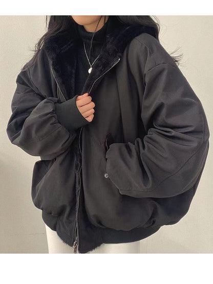 Veste Femme Doublée Tendance Oversize Chaude