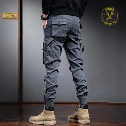 Pantalon Cargo Extensible Coupe Décontractée Hommes