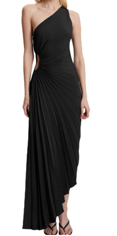 Robe Asymétrique Chic avec Découpe Latérale