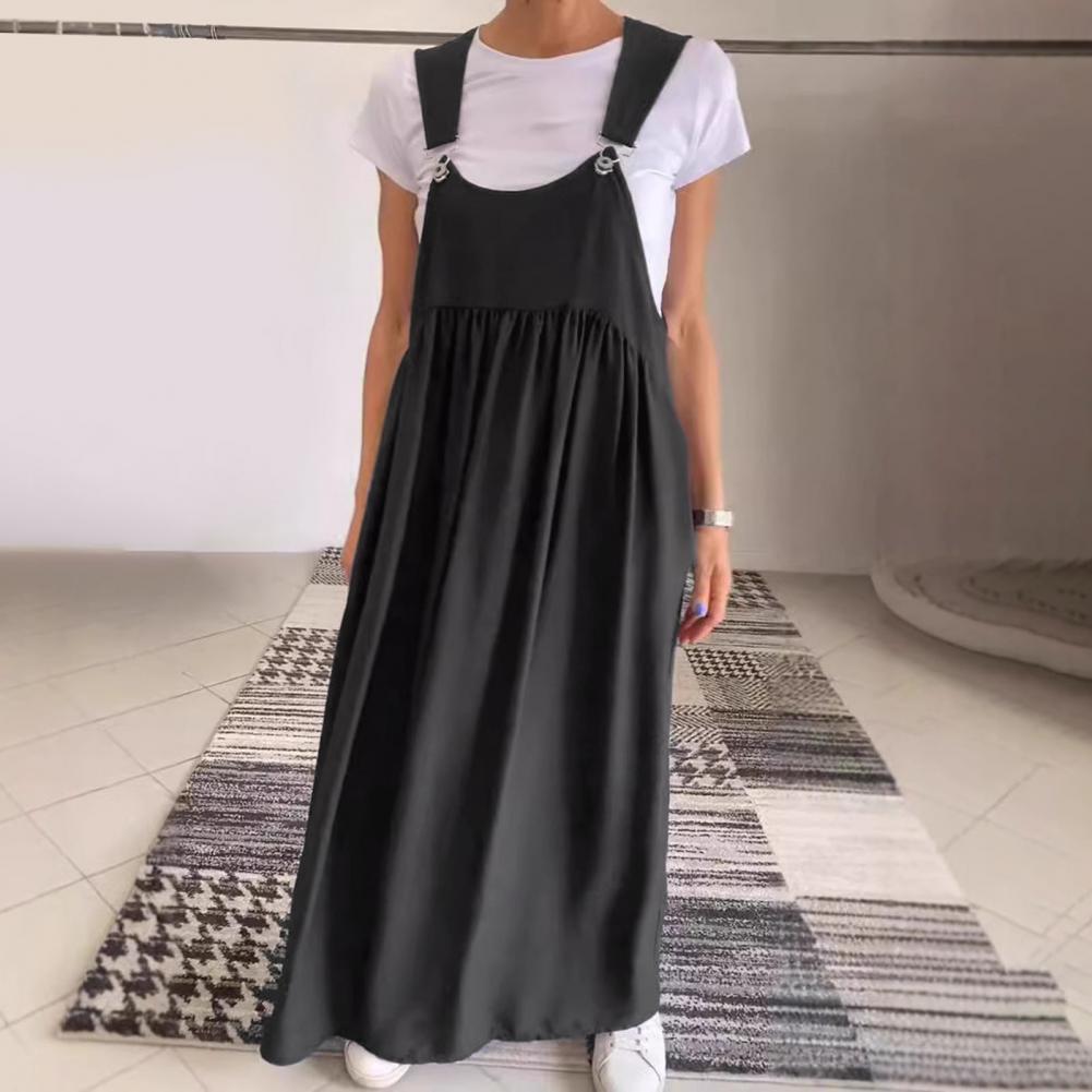 Robe ample à bretelles réglables