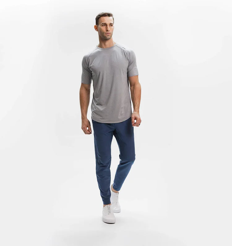 Pantalon ajusté extensible durable et premium hommes