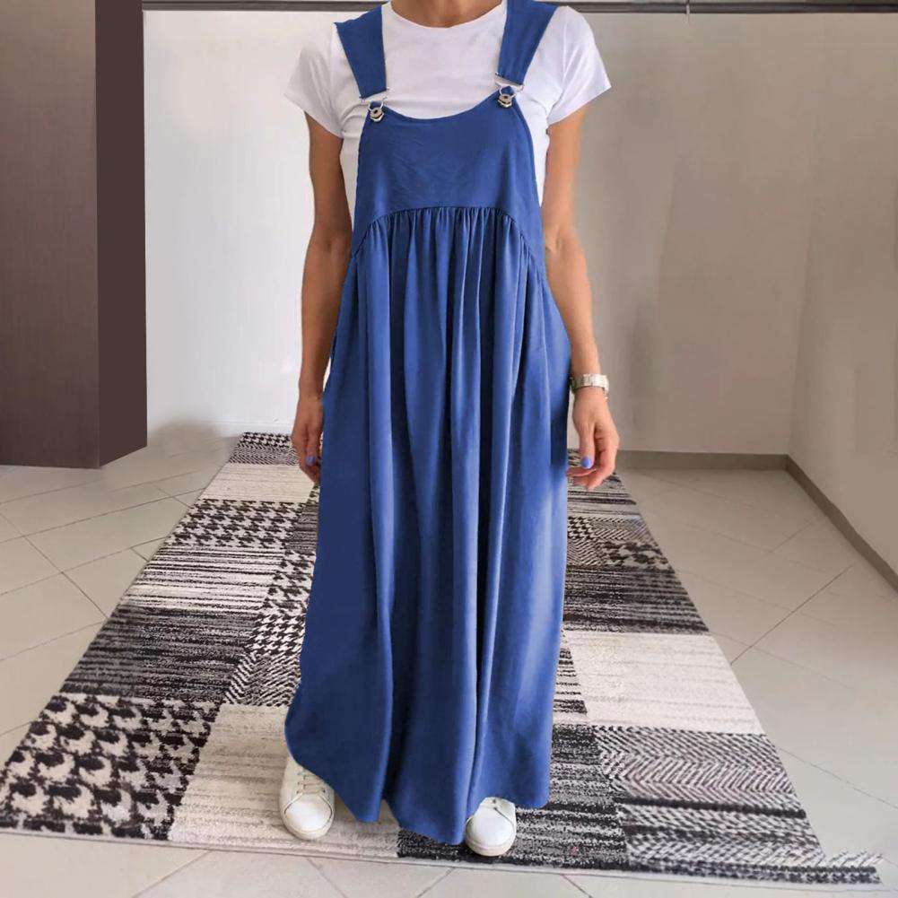 Robe ample à bretelles réglables