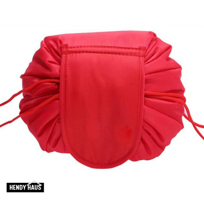 Trousse de maquillage en toile souple pour voyage et usage quotidien