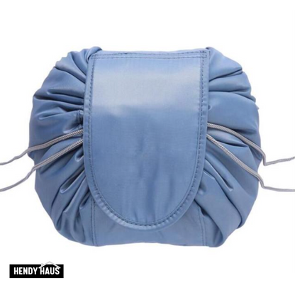 Trousse de maquillage en toile souple pour voyage et usage quotidien